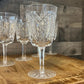 Waterford Crystal Clare Cut Water Goblets - Set of 7