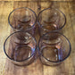 4 Libbey Glass Company Imperial Plum rocks glasses