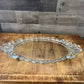 Vintage Oval Clear Glass Tray - Vanity Tray - Perfume Tray - Table Tray