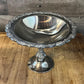 Vintage Silverplated Oneida Du Maurier Compote Bowl with Intricate Floral Design