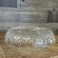 Vintage Crystal 3 Compartment Bowl - Jewelry Dish - Candy Dish - Nut Dish - Berry Server