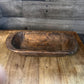 Rustic Hand Carved Wooden Dough Bowl