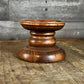 Wooden Pillar Candle Holder