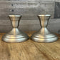 Vintage Pewter FB Rogers Provincetown Pewterlite Candlestick Holders - Pair