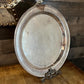 Vintage Gorham Round Silverplated Serving Tray - Platter - YC455
