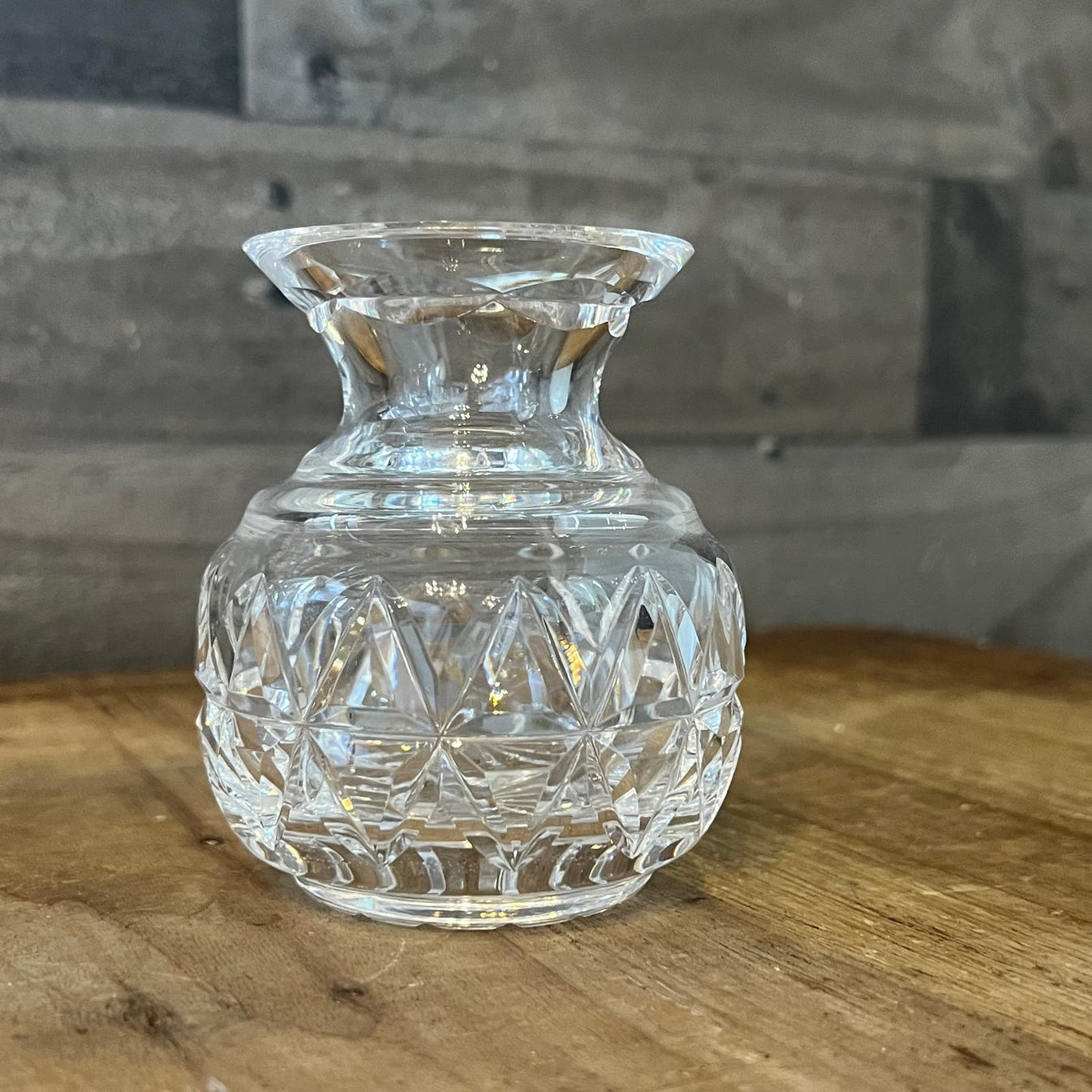 Petite Waterford Crystal Violet Vase THE ANTIQUE YARD