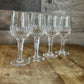 Royal Daulton Clarendon Crystal Sherry Glasses - Set of 4