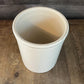 Vintage Creamy White Crock Jar Canister - Made in Portugal