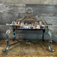 Silverplated Old English Reproduction Oval Lidded Serving Dish Warming Chafing Dish