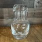 Clear Glass Block Basics Bedside Carafe - Pitcher and Glass
