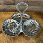 Vintage Irvinware Handled Scallop Rim Shell Tid Bit Tray - Condiment Server - Nut Dish - Candy Dish