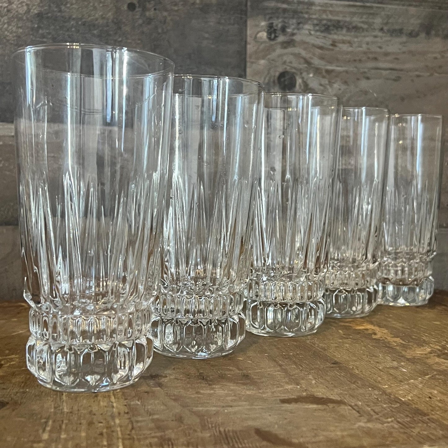 Cristal D'Arques Durand Barcelona Highball Glasses - Set of 5