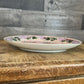 Vintage Hand Painted Porcelain Floral and Grapevine Round Plate