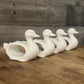 Porcelain duck napkin holders - set of 4