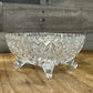 Crystal Scroll Footed Candy Dish - Trinket Dish - Key Dish - Soap Dish - Ring Dish