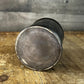 Silverplated Hinged Lid Tea Caddy with Floral Accents