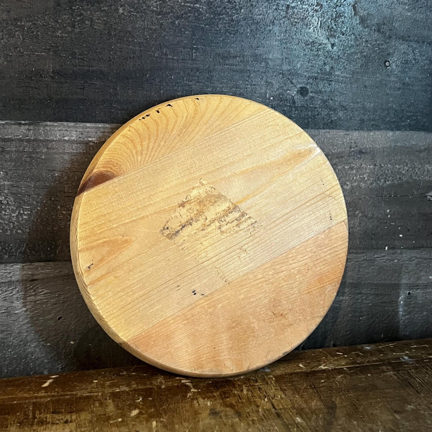 Clear Glass Dome Display on Round Wooden Base