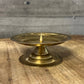 Vintage Brass Pillar Candle Holder