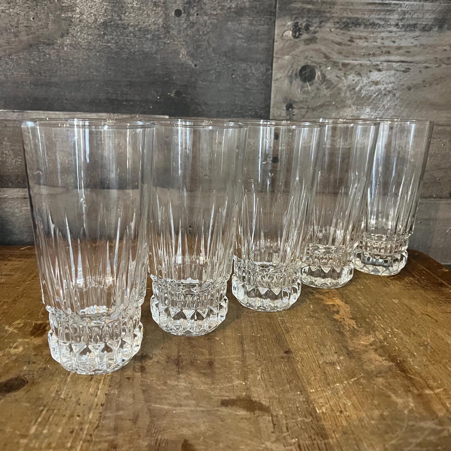 Cristal D'Arques Durand Barcelona Highball Glasses - Set of 5