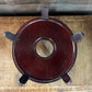 Vintage Wooden Chinese Fishbowl Vase Stand