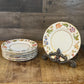 Vintage Royal Worcester Virginia Floral Pattern Bread and Butter Plates - Set of 9