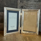 Philip Whitney LTD Silverplated Hinged Picture Frame 4 x 6 Inch