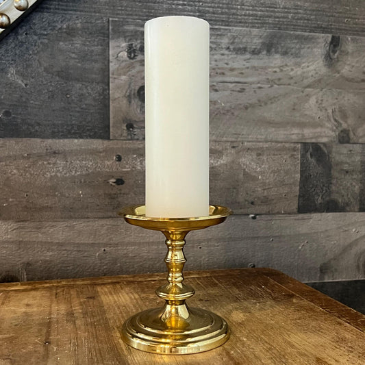 Vintage Brass Candle Holder