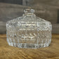 Vintage Crystal Lidded Trinket Dish