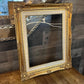 Vintage Gold Tone Ornate Rectangular Wall Hanging Picture Frame