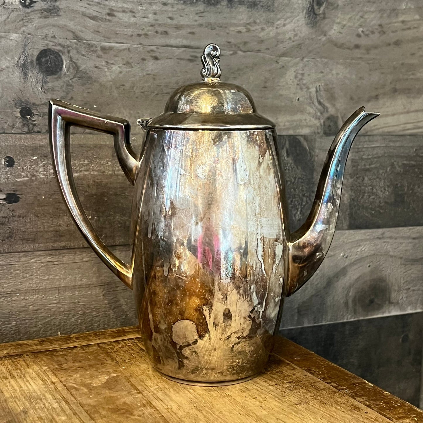 Vintage Oneida Silversmiths Silverplated Teapot