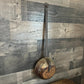 Antique Copper on Tin Ladle with Long Iron Handle