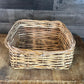 Square Woven Wicker Rattan Basket