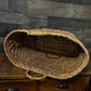 Vintage Large Woven Handled Basket