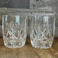 Waterford Crystal Brookside Oversized Double Old Fashioned Glasses - Pair