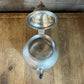 Vintage Williamsburg Restoration Stieff Pewter Brown Handle Footed Teapot