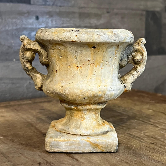 Petite Concrete Handled Urn