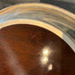 Vintage F B Rogers Silver Co Silverplated and Wood Grain Round Tray