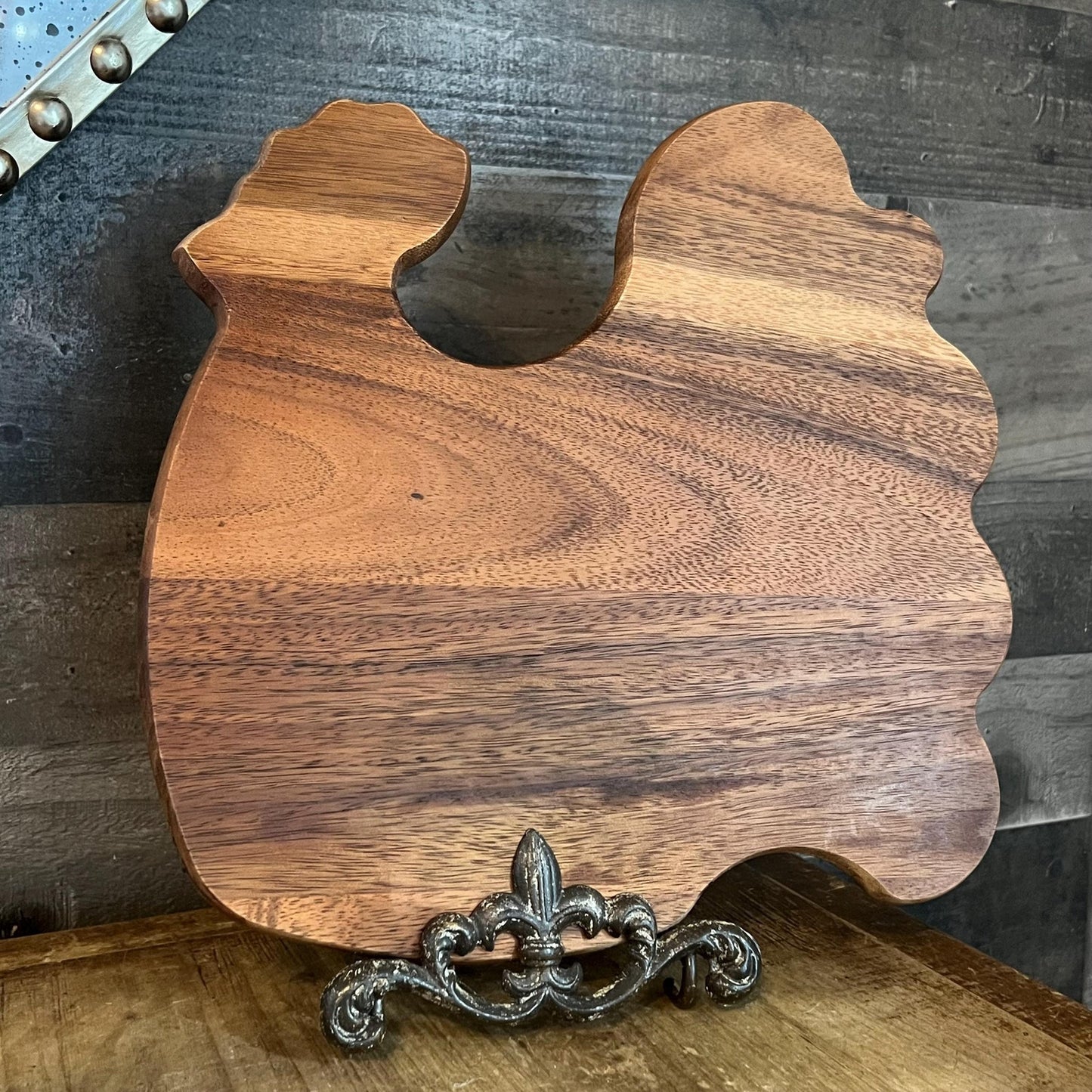 Paula Deen Pantryware Wooden Rooster Cutting Board - Wooden Chicken Serving Board