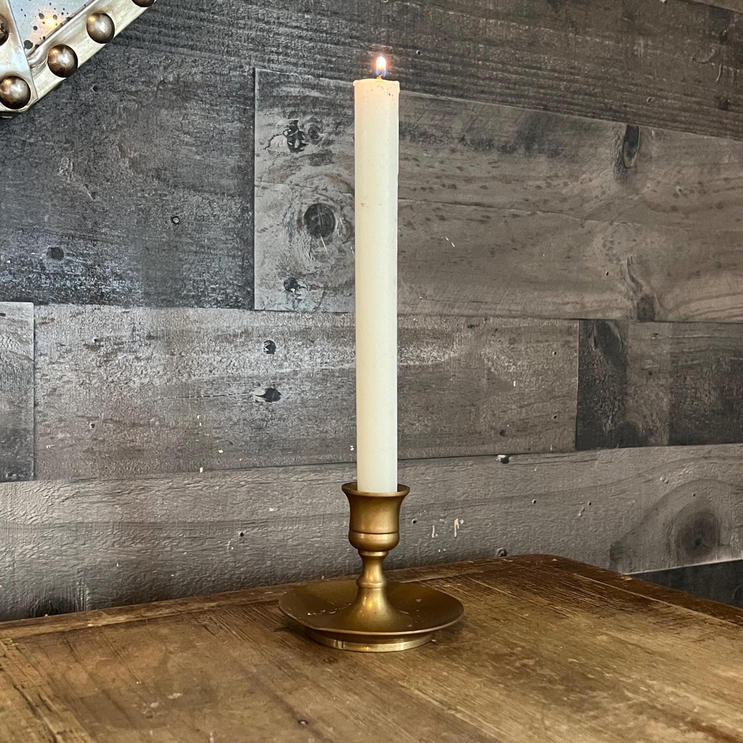 Vintage Brass Candlestick Holder
