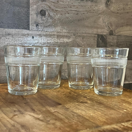 Set of 4 Double Old Fashioned Rocks Glasses - Martha Stewart MWY3