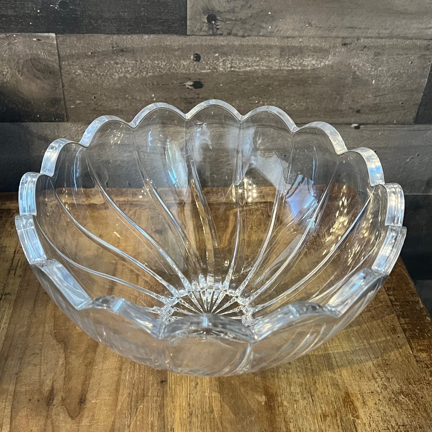 Mikasa Crystal Large Bowl