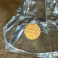 Vintage Pair of Bleikristall Crystal Candlestick Holders