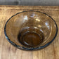 Vintage EO Brody Co M2000 Brown Smoked Glass Scallop Rim Bowl