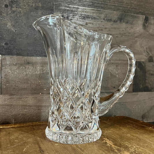 Gorham Crystal King Edward Handled Pitcher