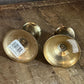 Vintage Pair of Brass Candlestick Holders