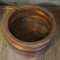 Vintage Wooden Round Bowl