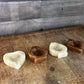 Vintage Onyx Card Suit Ashtray Set - Trinket Dishes - Set of 4