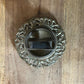 Antique Brass Match Box Holder Stand - Card Holder Stand - Mail Holder Stand