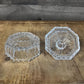 Vintage Crystal Lidded Trinket Dish