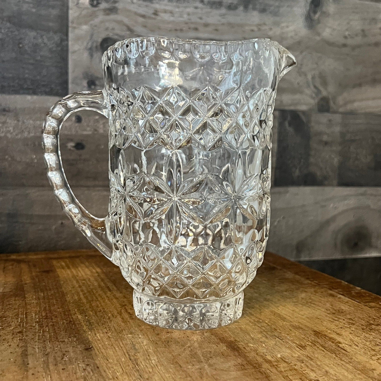 Crystal selling pitcher